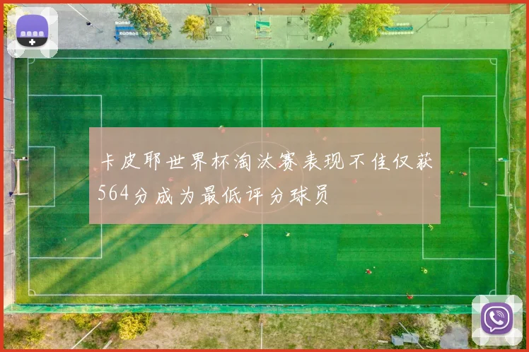卡皮耶世界杯淘汰赛表现不佳仅获564分成为最低评分球员